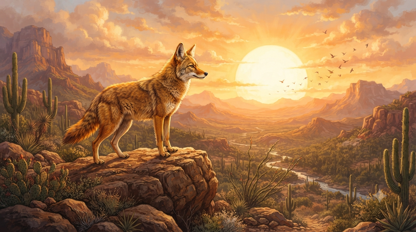 El Coyote y el Sol